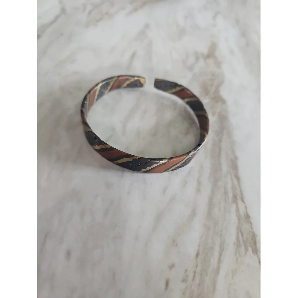 Mixed metals metallic Bracelet cuff bangle Accessory